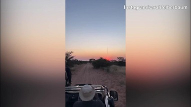 La coppia De Rossi-Felberbaum prosegue il safari in Africa