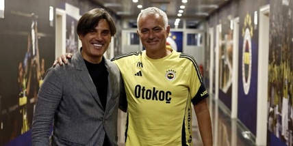 Montella abbraccia Mourinho: "In visita al Fenerbahce"