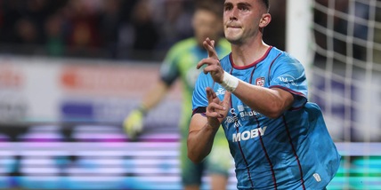 Coppa Italia: il Cagliari supera ai rigori l'Entella