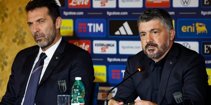 Gattuso torna a Milanello, ct incontra Allegri e giocatori Milan