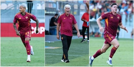 Roma, la formazione ufficiale di Gasperini per l'esordio all'Olimpico con il Bologna