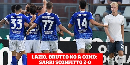 Lazio, flop a Como. Sarri lancia l'allarme