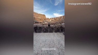 El Shaarawy si gode Roma e il Colosseo