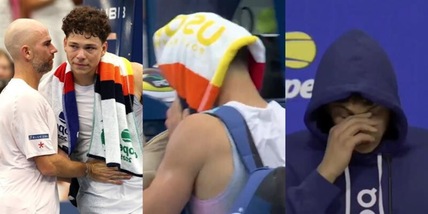 Shelton è distrutto, si ritira dagli Us Open e scoppia a piangere. E in conferenza...