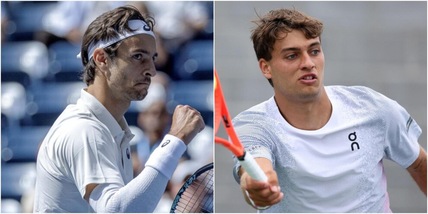 Musetti vola agli ottavi degli Us Open: Cobolli si ritira nel terzo set, è il toscano a vincere il derby