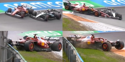 Ferrari, il GP Olanda è una maledizione: anche Leclerc si ritira dopo un violento scontro con Kimi Antonelli