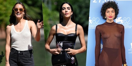 Venezia si accende: sfila anche Rocio dopo la fine della storia con Raoul Bova