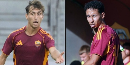 Roma, Baldanzi e Salah-Eddine ai saluti