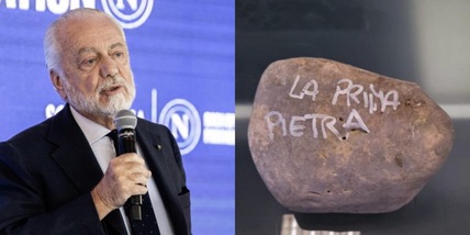 De Laurentiis, promessa mantenuta: ecco la prima pietra del nuovo centro sportivo del Napoli