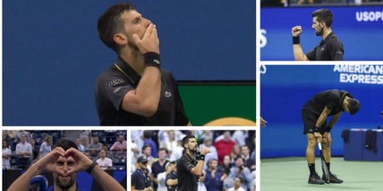 Le frecciate al pubblico che fischia, i baci e il balletto: l'infinito Djokovic in semifinale contro Alcaraz