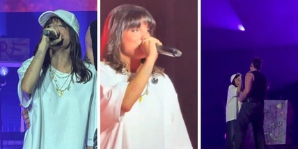 Angelina Mango canta in pubblico per la prima volta dopo un anno: le foto emozionanti