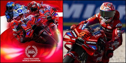 MotoGp, la Ducati vince il Mondiale costruttori e segna un nuovo record