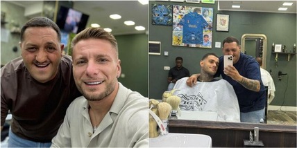 Immobile e Scamacca a Roma dallo stesso barbiere: il selfie con il nuovo look
