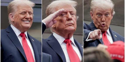 Us Open, Trump ospite d'onore della finale: le foto del suo arrivo in tribuna