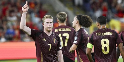 Qualificazioni mondiali, doppietta di De Bruyne con il Belgio. La Spagna dilaga contro la Turchia