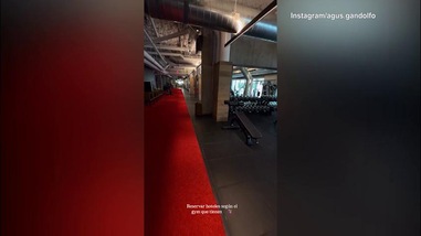 Lady Martinez non rinuncia mai alla palestra