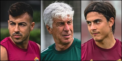 La Roma torna in campo: le foto dell'allenamento agli ordini di Gasperini