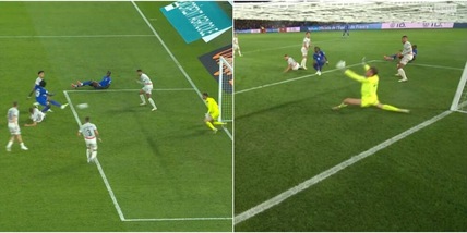 Clamoroso Olafsson in Francia-Islanda, doppio miracolo su Thuram e Koné: la fotosequenza