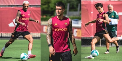 Wesley in gruppo prima di Roma-Torino: tutte le foto dell'allenamento