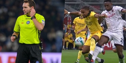 Rigore non dato al Milan, ecco perché Mercenaro è più responsabile