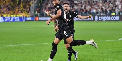 La Juve pareggia in extremis. Allegri squalificato per una gara