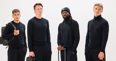 Ecco le nuove divise del Napoli firmate Emporio Armani