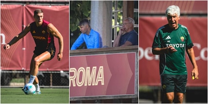 La Roma in campo verso il derby: Ranieri osserva, Gasperini carica