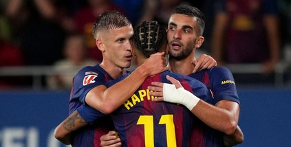 Liga: Ferran Torres trascina il Barcellona, altro stop per l'Atletico Madrid