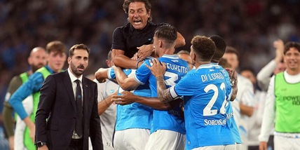 Napoli-Pisa 3-2: Gilmour, Spinazzola e Lucca mandano Conte in vetta da solo