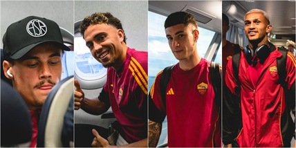 Roma verso il debutto in Europa League: allenamento e partenza per Nizza