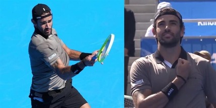 L'esultanza di Berrettini a Tokyo: la possibile spiegazione, c'entra un fumetto