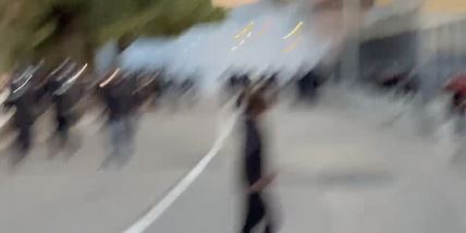 Nizza-Roma, scontri fuori dallo stadio prima della sfida