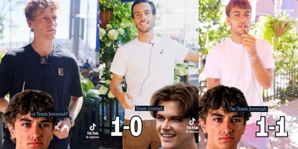 Il video Tik Tok di Sinner e gli altri tennisti sulla serie del momento