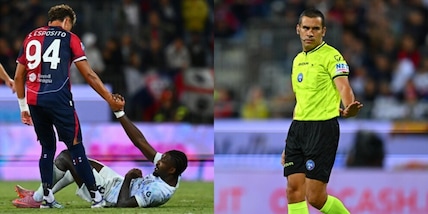 Moviola Cagliari-Inter: a Piccinini tutto fila liscio, non è rigore su Thuram