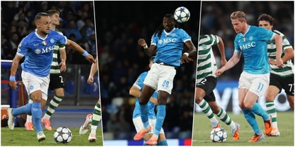 Napoli-Sporting 2-1, le pagelle azzurre: Lobotka ovunque, Anguissa ok, De Bruyne top