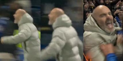 Maresca alla Mourinho: la pazza corsa dopo il gol di Estevão al 95'