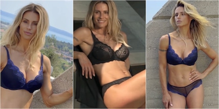 Michelle Hunziker in intimo fa impazzire i fan sui social
