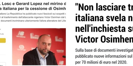 Plusvalenze Napoli,  il "caso Osimhen" sulla stampa estera