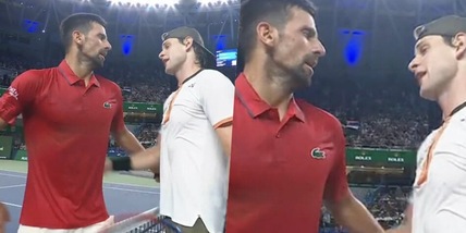Bergs e la frase sussurrata a rete a Djokovic dopo la sconfitta: "Devo smetterla di...". Nole reagisce così