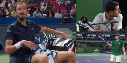 Medvedev-De Minaur, sfida interrotta: la regia censura tutto e il giudice non capisce cosa succede: “C’è una signora che urla…”