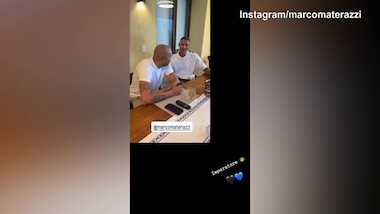 Materazzi e Adriano, eccoli di nuovo insieme!