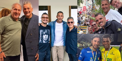 Baggio, Materazzi, Osvaldo, Zico, Aldair, Julio Cesar...: tutti i campioni al Maracana per Brasile-Italia Legends
