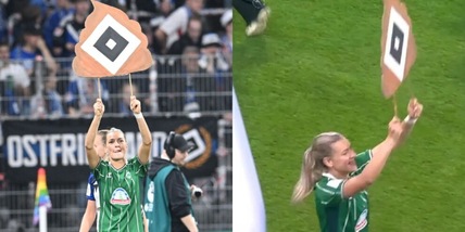 Follia dopo un derby in Germania: l'attaccante sventola uno striscione offensivo con lo stemma dell'Amburgo, è bufera Follia dopo un derby in Germania: l'attaccante sventola uno striscione offensivo con lo stemma dell'Amburgo, è bufera