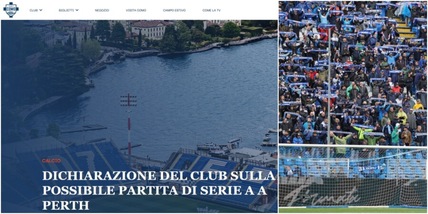 Il Como invita 50 tifosi in Australia per la sfida con il Milan e spiega: "Perché vogliamo giocare a Perth"