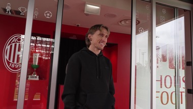 Milan, Modric in visita al settore giovanile