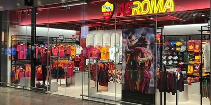 Stazione Termini, nuova posizione per l'AS Roma Store: le novità