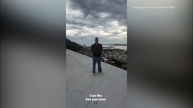 Materazzi saluta Rio de Janeiro