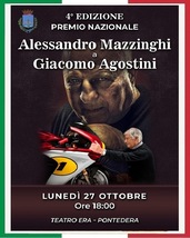 Il premio 'Mazzinghi' assegnato a Giacomo Agostini
