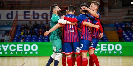 Serie A KINTO, Feldi Eboli unica capolista a punteggio pieno. Meta, violato il PalaCatania