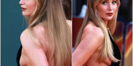 Jennifer Lawrence, l'abito è troppo succinto: incidente sexy sfiorato sul red carpet a Londra